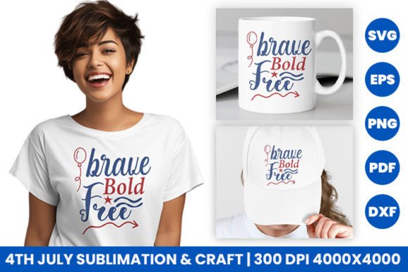 Brave Bold Free: A Versatile Graphic Design Asset for Crafters