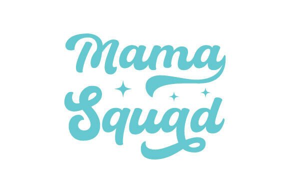 Free Retro Mama Squad SVG PNG: A Graphics Asset for Crafts and Creative Publishing
