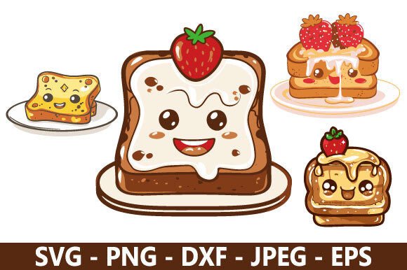 French Toast SVG Bundle: A Versatile Graphic Design Asset for Content Creators