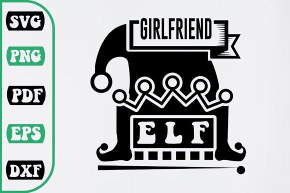 Girlfriend Elf SVG Design: A Versatile Craft Graphic for Branding and Marketing