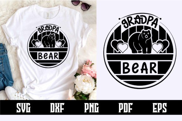 Grandpa Bear SVG Design: A Versatile Craft Asset for Content Creators