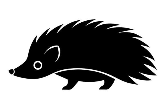 Hedgehog Silhouette: A Delicate Touch for Real-World Embroidery Projects