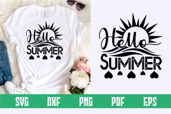 Hello Summer Graphics: A Crafty Design Asset for Branding and Marketing