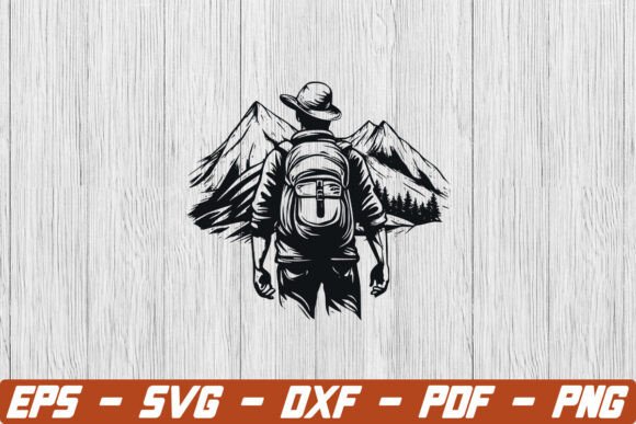 Hiking Mountains SVG Files: A Versatile Graphic Design Asset for Crafts and Creative Projects