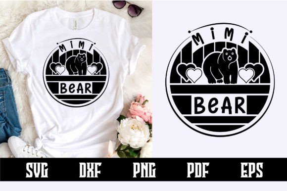 Mimi Bear Svg Design: A Playful Graphic Asset for Creative Content Publishing