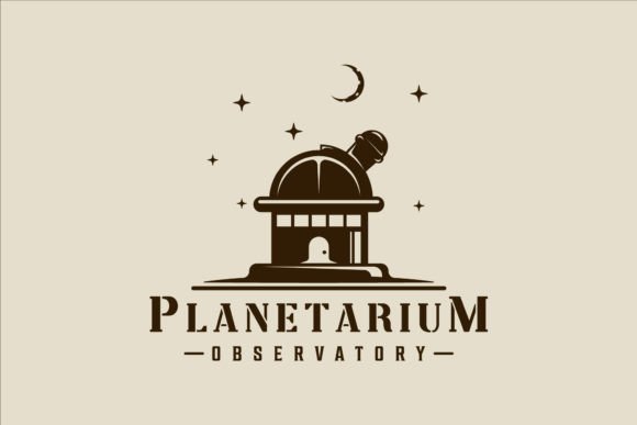 Observatory Logo Vintage Vector Design: A Timeless Asset for Small Business Branding