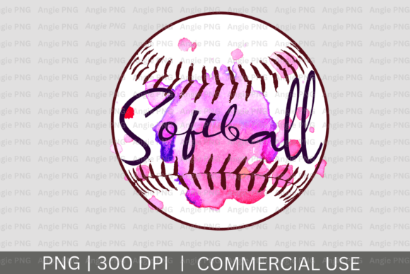 Softball PNG: A Versatile Graphic Design Asset for Crafts and Local Business Branding