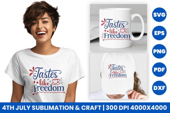 Tastes Like Freedom: A Versatile Graphic Design Asset for Crafts and Creative Projects