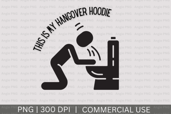 This Is My Hangover Hoodie PNG: A Graphic Design Asset for Crafts and Local Branding