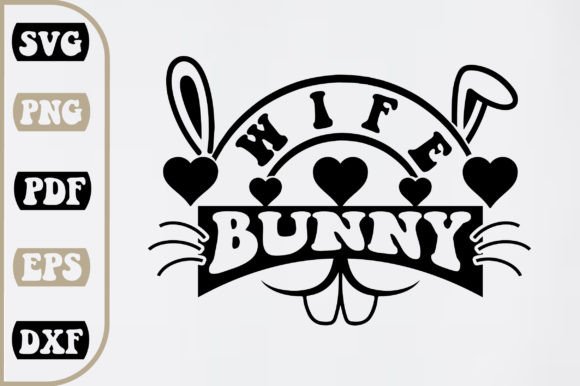 Wife Bunny Svg Design: A Versatile Graphic for Crafts and Branding